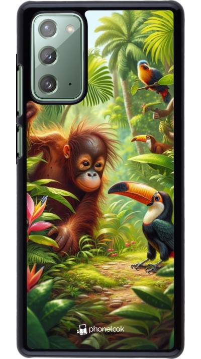 Coque Samsung Galaxy Note 20 - Jungle Tropicale Tayrona