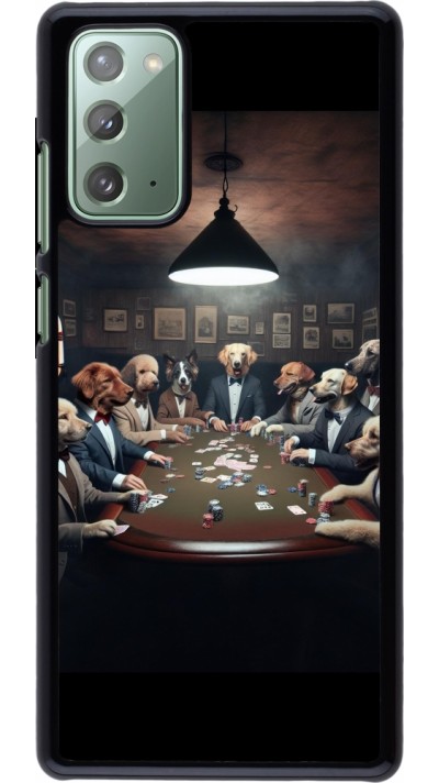 Samsung Galaxy Note 20 Case Hülle - Die Pokerhunde