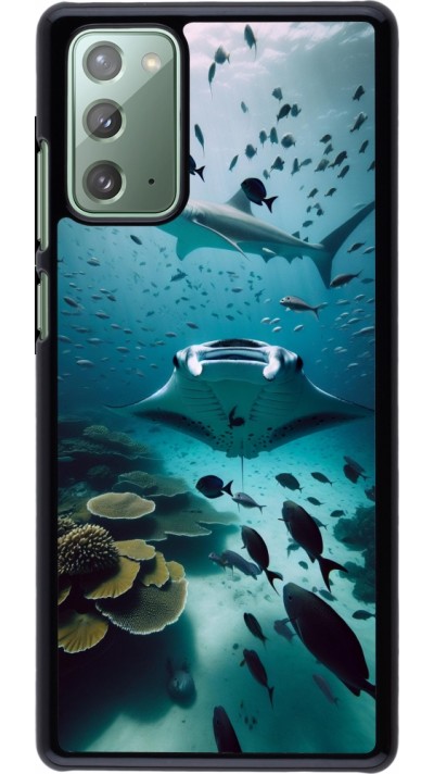 Samsung Galaxy Note 20 Case Hülle - Manta Lagune Reinigung