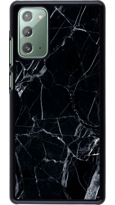 Hülle Samsung Galaxy Note 20 - Marble Black 01