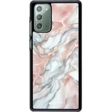 Samsung Galaxy Note 20 Case Hülle - Rosa Leuchtender Marmor