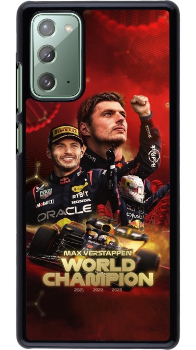 Samsung Galaxy Note 20 Case Hülle - Max Verstappen Champion 2023
