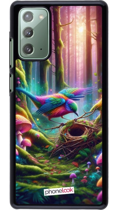 Coque Samsung Galaxy Note 20 - Oiseau Nid Forêt