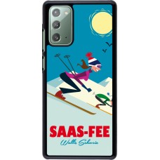 Samsung Galaxy Note 20 Case Hülle - Saas-Fee Ski Downhill