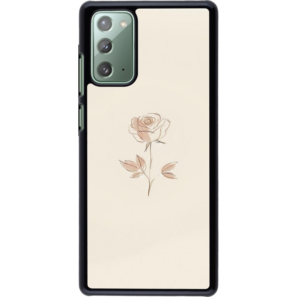 Coque Samsung Galaxy Note 20 - Sable Rose Minimaliste