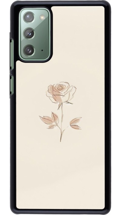 Samsung Galaxy Note 20 Case Hülle - Rosa Sand Minimalistisch