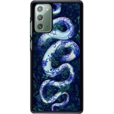 Samsung Galaxy Note 20 Case Hülle - Snake Blue Anaconda