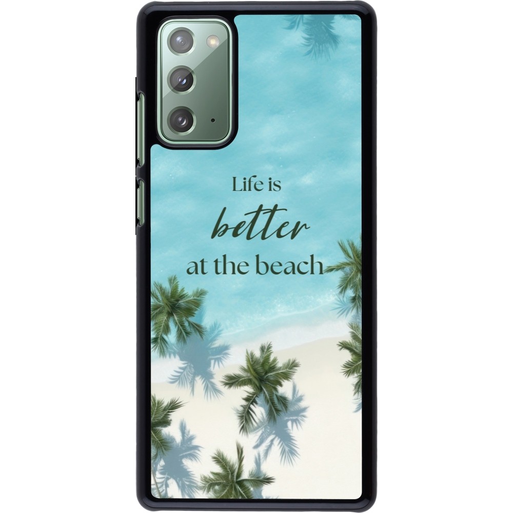 Coque Samsung Galaxy Note 20 - Summer 2025 Life is better at the beach