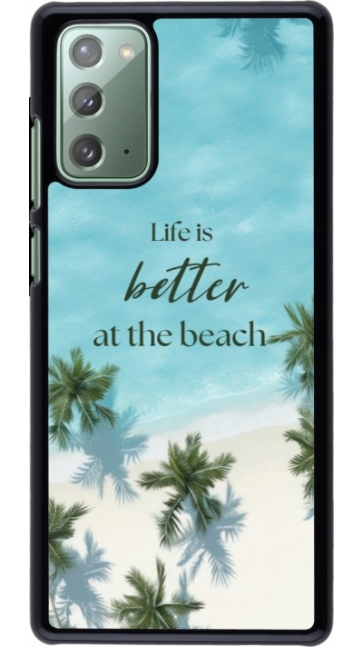 Coque Samsung Galaxy Note 20 - Summer 2025 Life is better at the beach