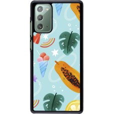 Samsung Galaxy Note 20 Case Hülle - Summer 2025 Pattern papaya