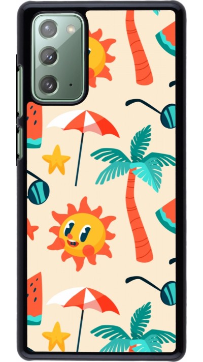 Coque Samsung Galaxy Note 20 - Summer 2025 Pattern soleil