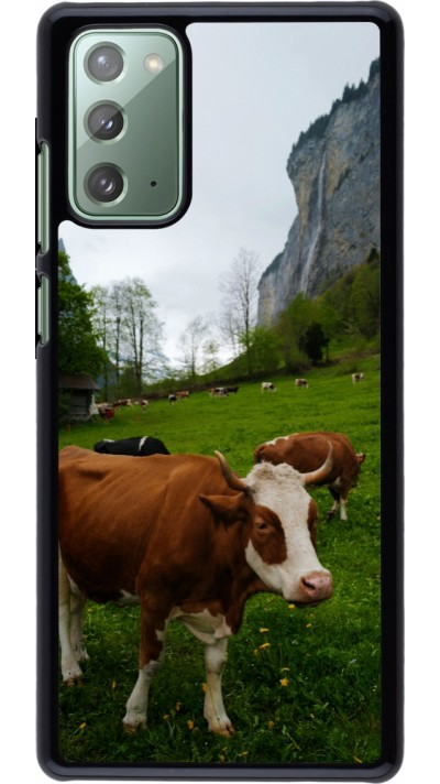 Samsung Galaxy Note 20 Case Hülle -  Nationalfeiertag Schweiz Kühe