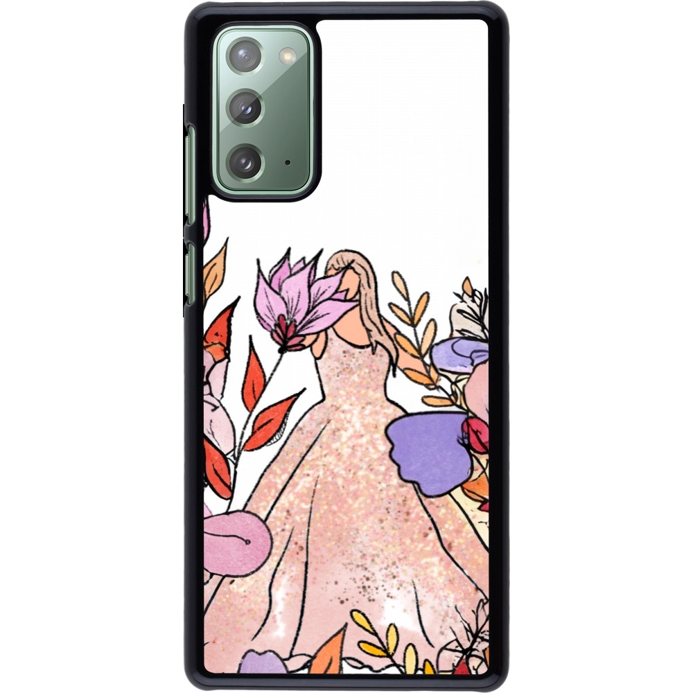 Coque Samsung Galaxy Note 20 - Taylor Swift Sketch - White