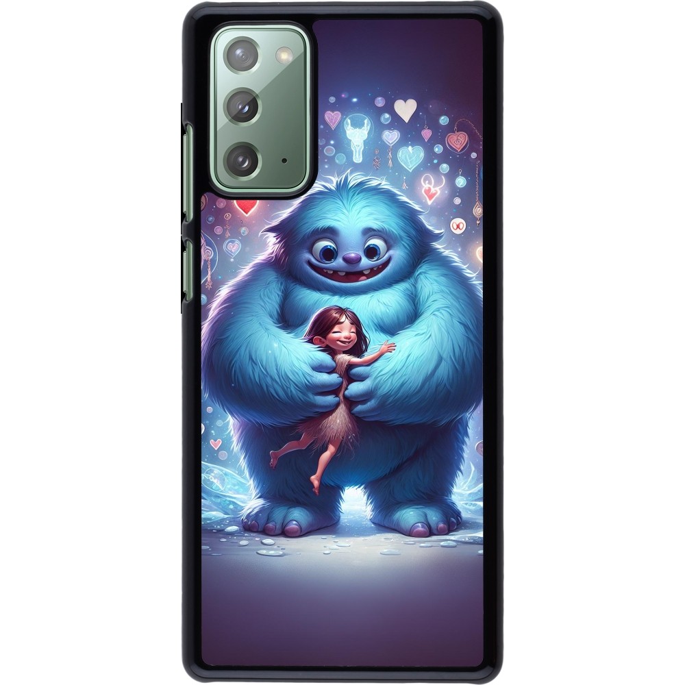 Samsung Galaxy Note 20 Case Hülle - Valentin 2024 Flauschige Liebe