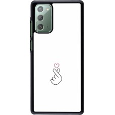 Samsung Galaxy Note 20 Case Hülle - Valentine 2024 heart by Millennials