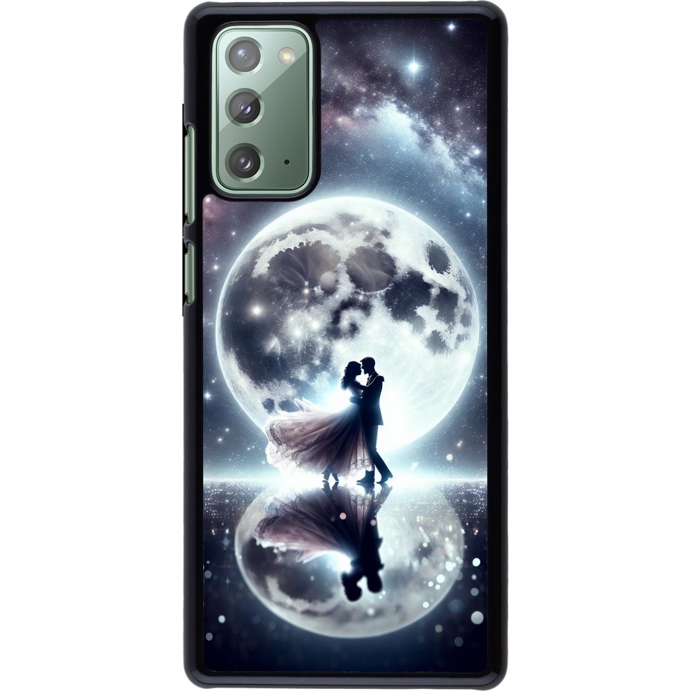 Samsung Galaxy Note 20 Case Hülle - Valentin 2024 Liebe unter dem Mond