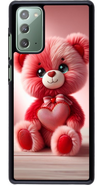 Coque Samsung Galaxy Note 20 - Valentine 2024 Ourson rose