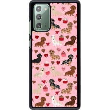 Samsung Galaxy Note 20 Case Hülle - Valentine 2024 puppy love