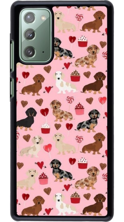 Coque Samsung Galaxy Note 20 - Valentine 2024 puppy love