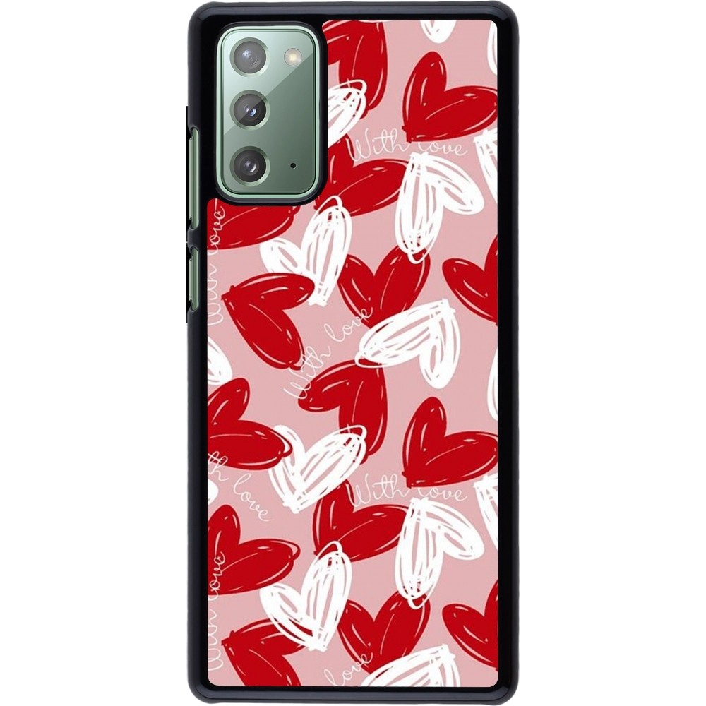 Samsung Galaxy Note 20 Case Hülle - Valentine 2024 with love heart