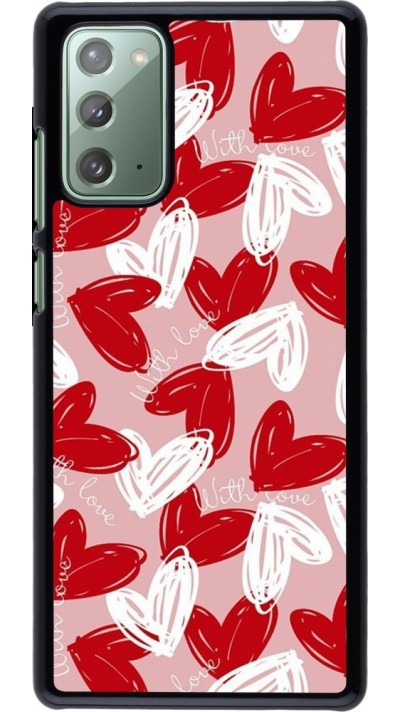 Coque Samsung Galaxy Note 20 - Valentine 2024 with love heart