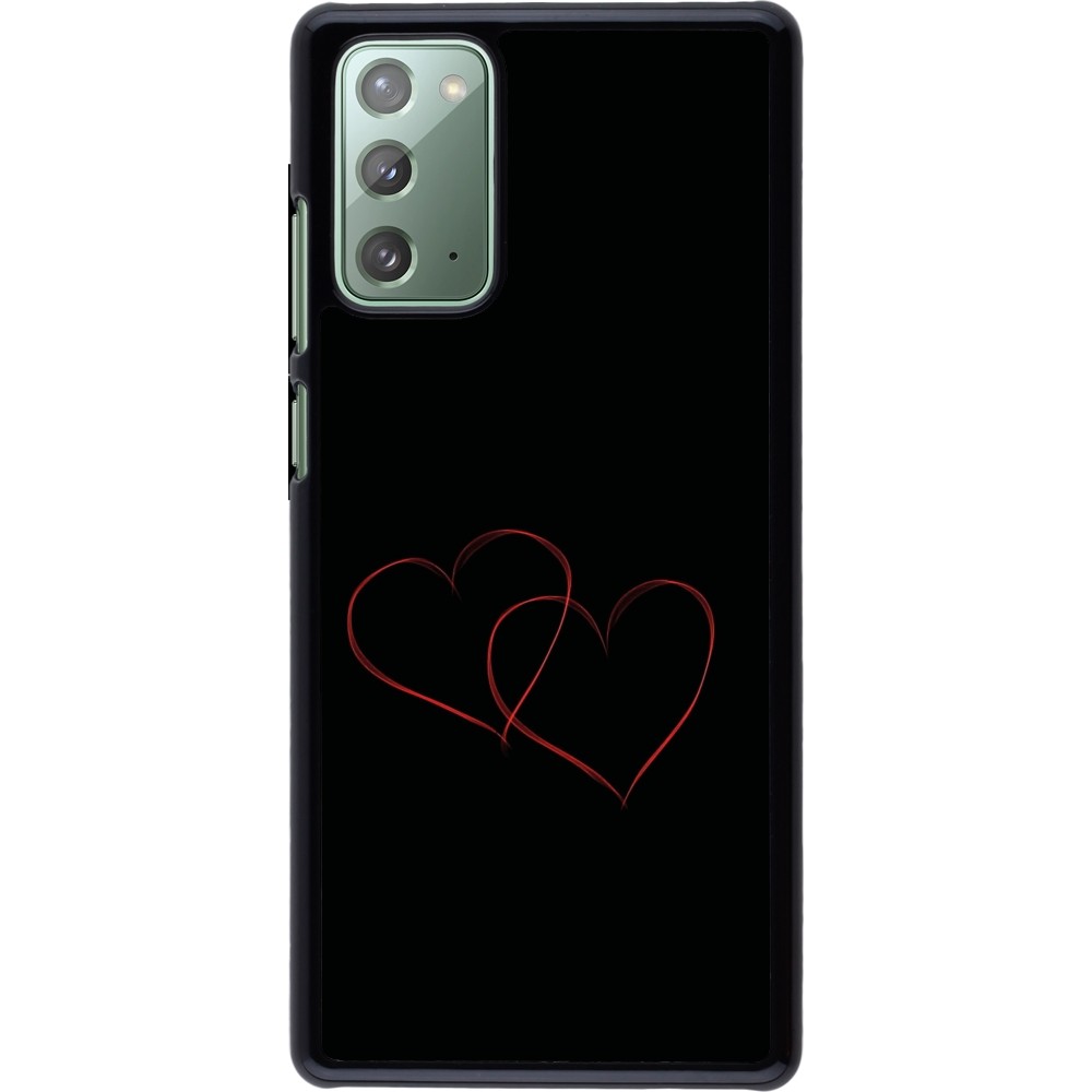 Samsung Galaxy Note 20 Case Hülle - Valentine 2023 attached heart