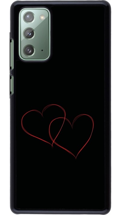 Coque Samsung Galaxy Note 20 - Valentine 2023 attached heart