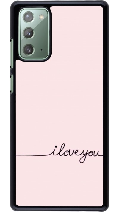 Coque Samsung Galaxy Note 20 - Valentine 2023 i love you writing