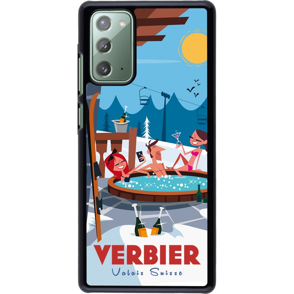 Samsung Galaxy Note 20 Case Hülle - Verbier Mountain Jacuzzi