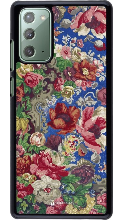 Hülle Samsung Galaxy Note 20 - Vintage Art Flowers