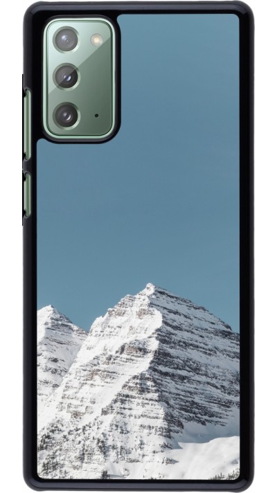 Coque Samsung Galaxy Note 20 - Winter 22 blue sky mountain