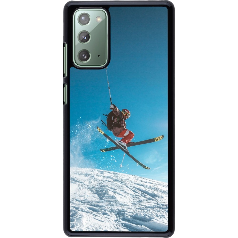 Samsung Galaxy Note 20 Case Hülle - Winter 22 Ski Jump