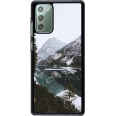 Samsung Galaxy Note 20 Case Hülle - Winter 22 snowy mountain and lake