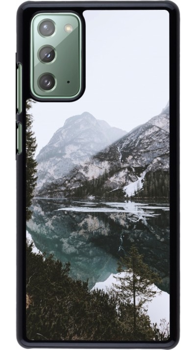 Coque Samsung Galaxy Note 20 - Winter 22 snowy mountain and lake