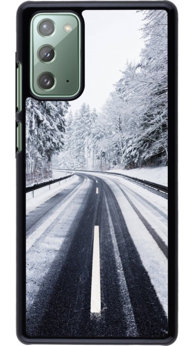 Coque Samsung Galaxy Note 20 - Winter 22 Snowy Road