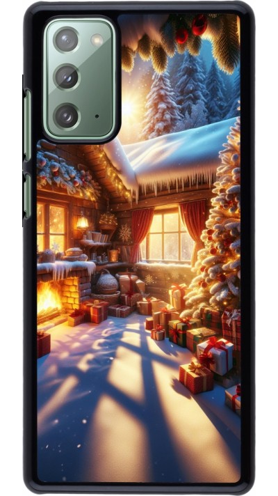 Coque Samsung Galaxy Note 20 - Noël Chalet Féerie