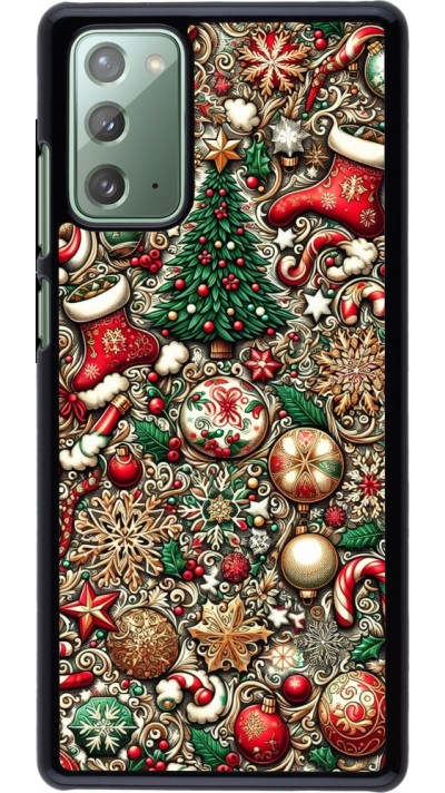 Coque Samsung Galaxy Note 20 - Noël 2023 micro pattern
