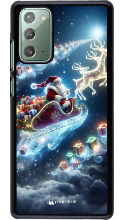 Coque Samsung Galaxy Note 20 - Noël 2023 Père Noël enchanté
