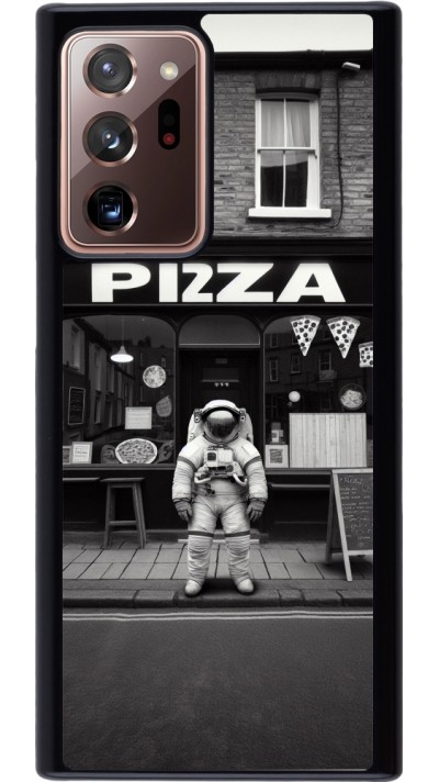 Coque Samsung Galaxy Note 20 Ultra - Astronaute devant une Pizzeria