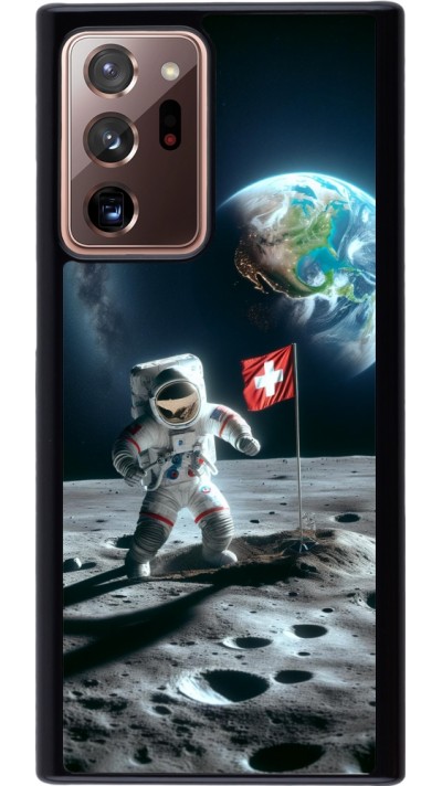 Coque Samsung Galaxy Note 20 Ultra - Astro Suisse sur lune