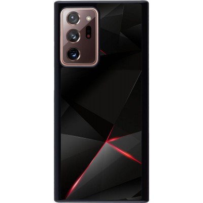 Hülle Samsung Galaxy Note 20 Ultra - Black Red Lines