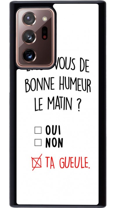 Coque Samsung Galaxy Note 20 Ultra - Bonne humeur matin