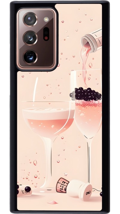 Samsung Galaxy Note 20 Ultra Case Hülle - Champagne Pouring Pink