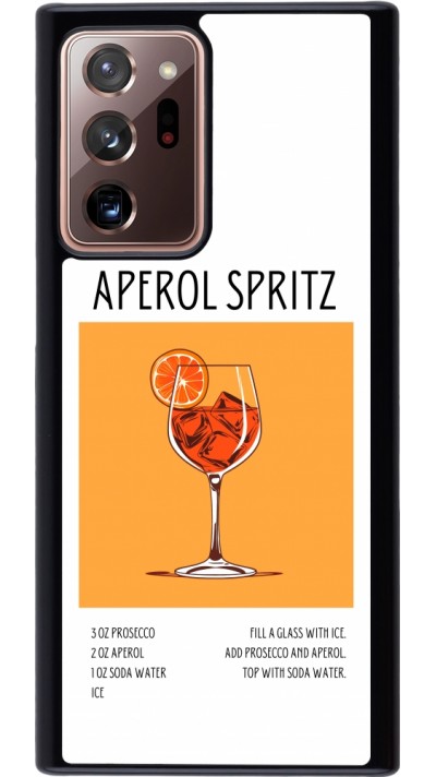 Samsung Galaxy Note 20 Ultra Case Hülle - Cocktail Rezept Aperol Spritz