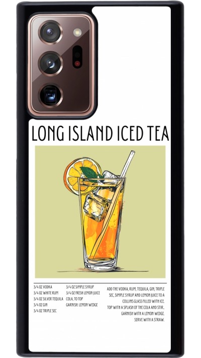 Samsung Galaxy Note 20 Ultra Case Hülle - Cocktail Rezept Long Island Ice Tea