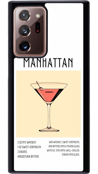 Samsung Galaxy Note 20 Ultra Case Hülle - Cocktail Rezept Manhattan