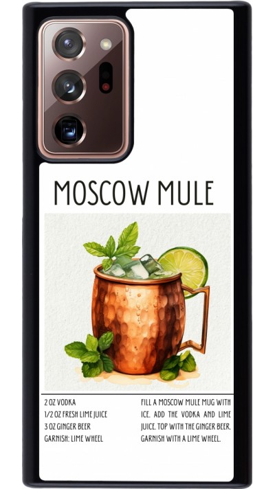 Coque Samsung Galaxy Note 20 Ultra - Cocktail recette Moscow Mule