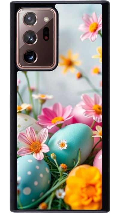 Coque Samsung Galaxy Note 20 Ultra - Easter 2026 Eggs with flowers