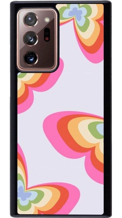 Samsung Galaxy Note 20 Ultra Case Hülle - Easter 2024 rainbow butterflies