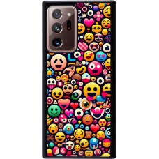 Samsung Galaxy Note 20 Ultra Case Hülle - Emoji Mix Farbe